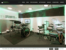 Tablet Screenshot of drumwise.co.uk
